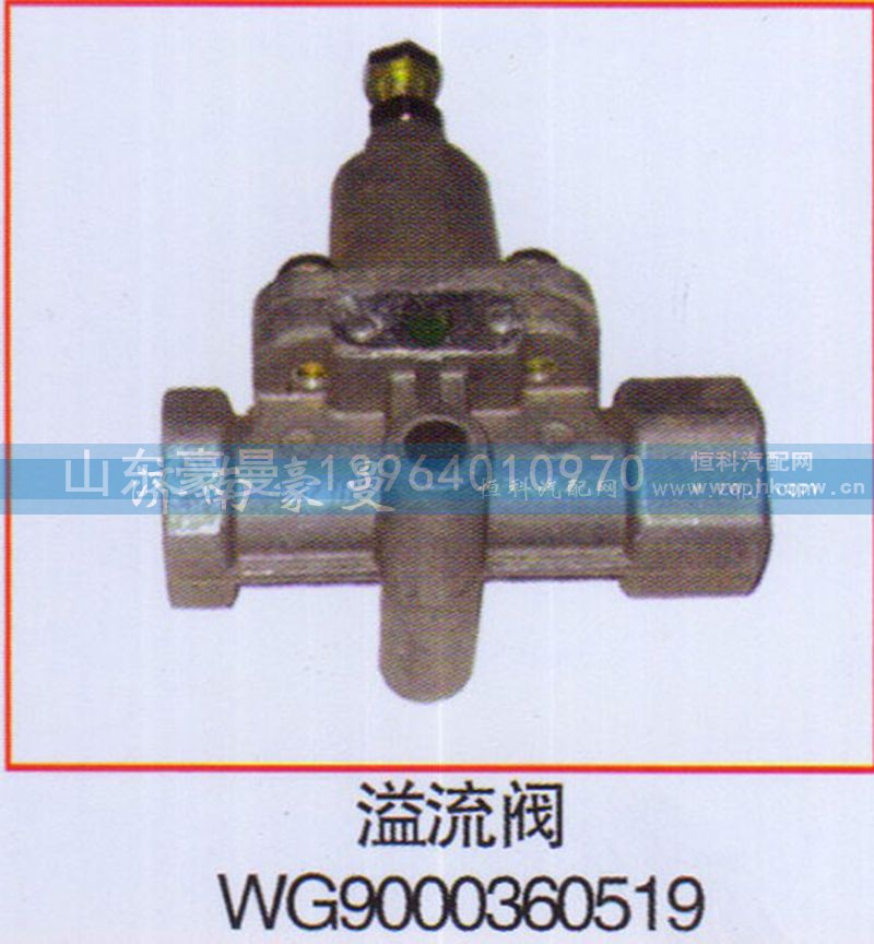 WG9000360519,溢流阀,山东豪曼汽车配件有限公司