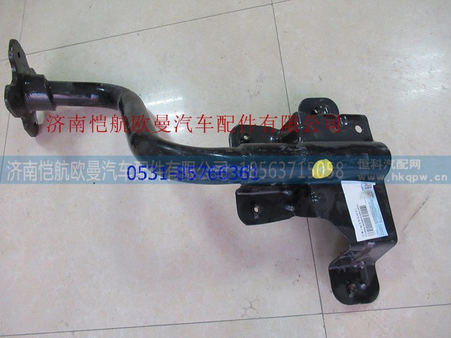 H0843020026A0,前轮后档泥板支架右601,济南恺航欧曼汽车配件有限公司