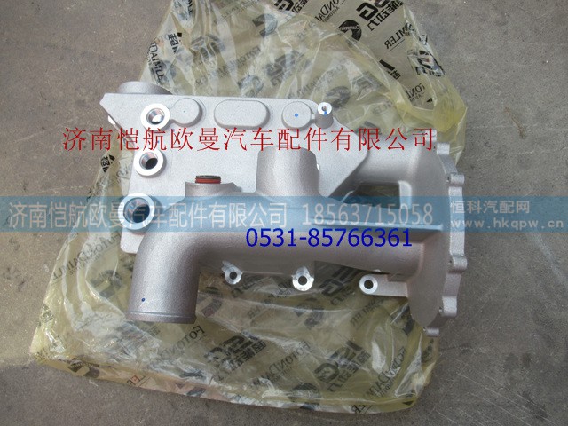 3696232,机油冷却器盖福康,济南恺航欧曼汽车配件有限公司