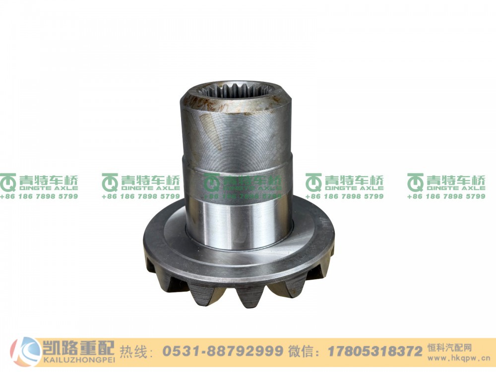 山东凯路青特车桥QT469S0-2510040_A.A_后贯通轴齿轮带衬套总成-Q_QT469S双桥