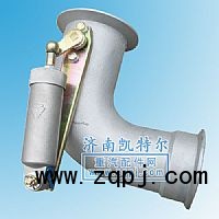 ,排氣管帶蝶閥,濟(jì)南凱特爾機(jī)器有限公司（鋁件大全）