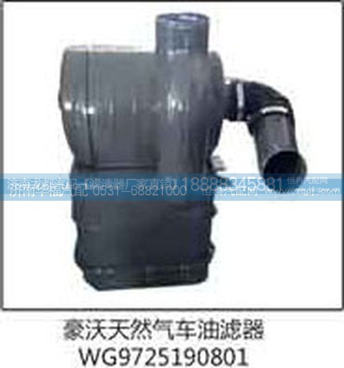 WG9725190801,天然气车油滤器,济南龙都汽车配件有限公司
