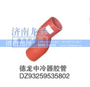 DZ93259535802,中冷器膠管,濟(jì)南龍澤汽配有限公司