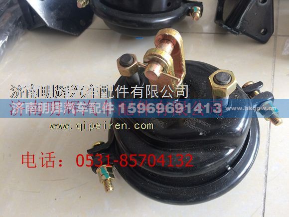 LG4003361601,重汽豪沃轻卡配件制动气室（左，16，推杆长55）,济南明辉汽车配件有限公司