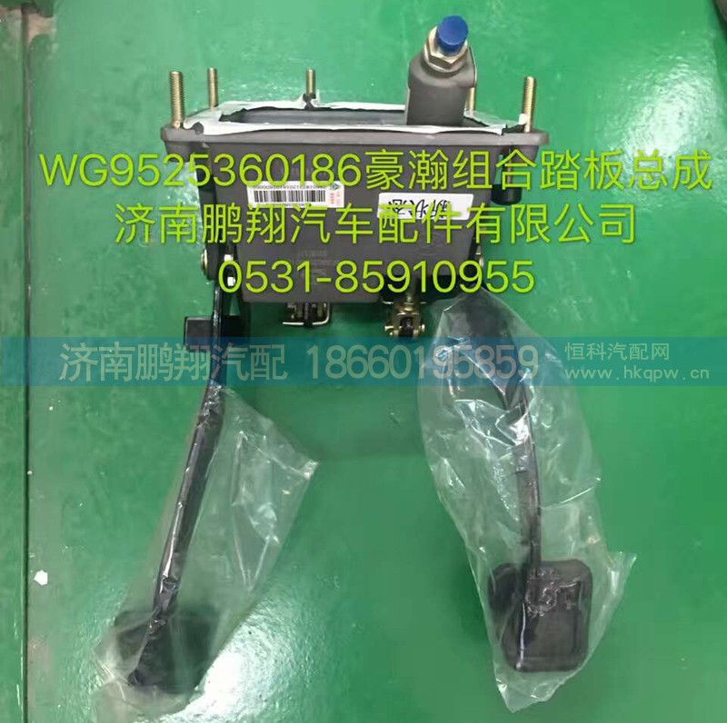 WG9525360186,豪翰组合踏板总成,济南鹏翔汽车配件有限公司