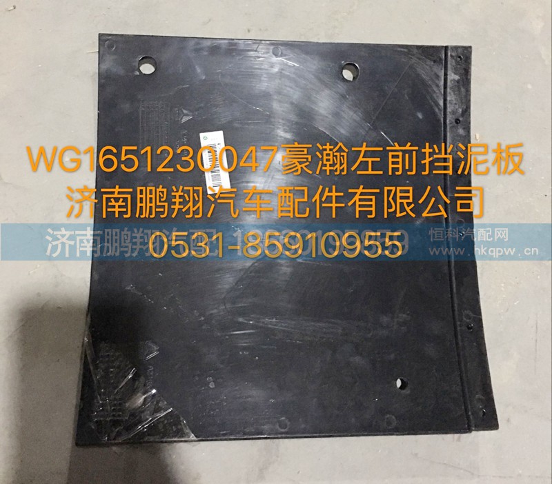 WG1651230047,豪瀚前挡泥皮,济南鹏翔汽车配件有限公司