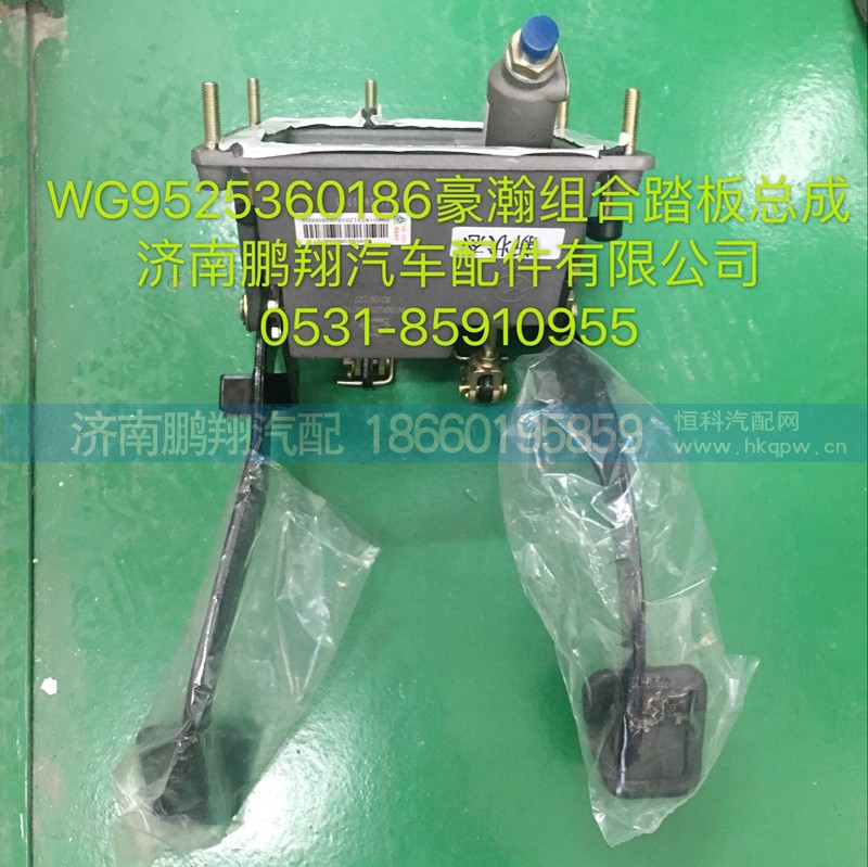 WG9525360186,豪瀚组合踏板总成,济南鹏翔汽车配件有限公司