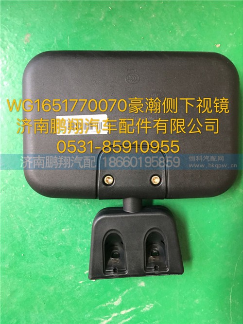 WG1651770070,豪瀚車門側(cè)下視鏡,濟南鵬翔汽車配件有限公司