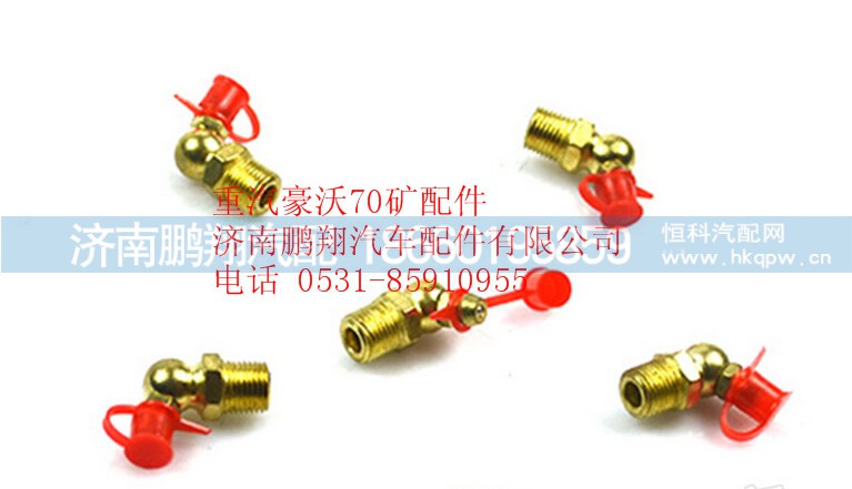 AZ9003963004,重汽豪沃70矿滑脂嘴总成,济南鹏翔汽车配件有限公司