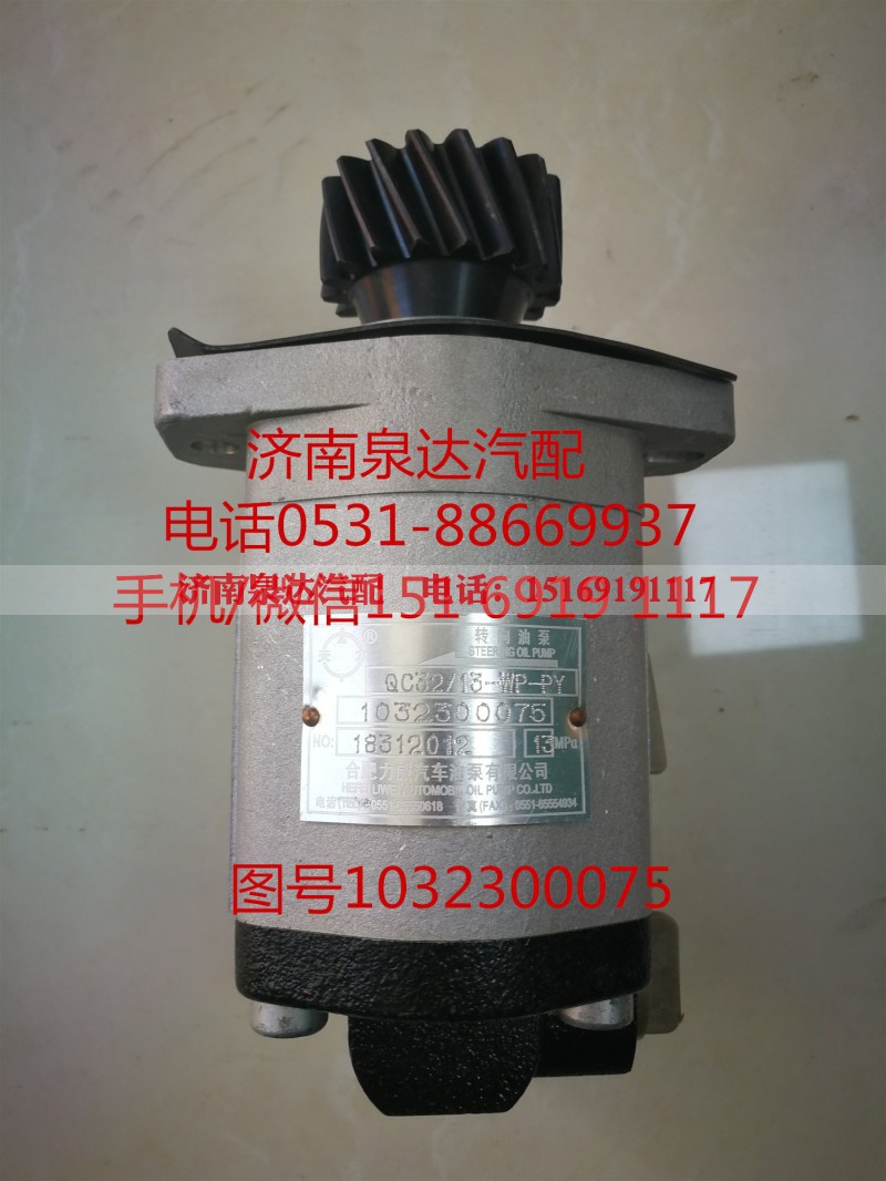 1032300075,转向助力泵,济南泉达汽配有限公司