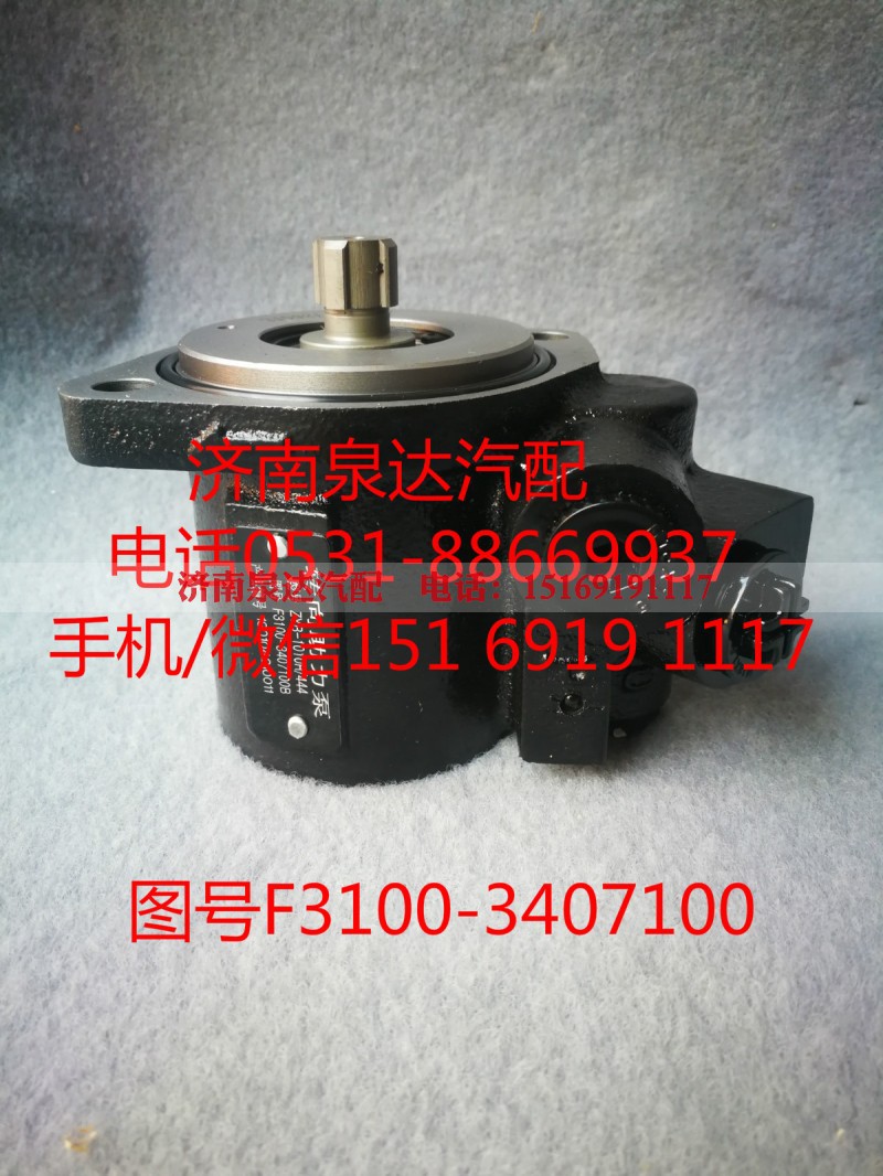 F3100-3407100B,转向助力泵,济南泉达汽配有限公司