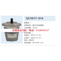 QC16/17-D14,動(dòng)力轉(zhuǎn)向齒輪泵,濟(jì)南泉達(dá)汽配有限公司