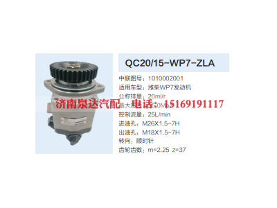 1010002001,齿轮泵,济南泉达汽配有限公司