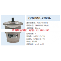 潍柴道依茨226B发动机转向齿轮泵转向泵助力泵液压油泵