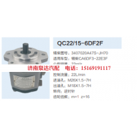 锡柴CA6DF3-22E3F发动机转向齿轮泵转向泵助力泵液压油泵