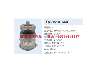 QC25/10-KMS,转向助力泵,济南泉达汽配有限公司