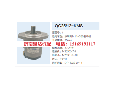 QC25/12-KMS,转向助力泵,济南泉达汽配有限公司