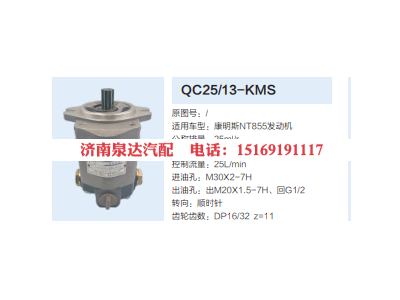 QC25/13-KMS,转向助力泵,济南泉达汽配有限公司