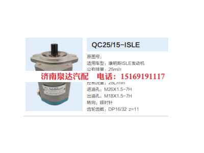 QC25/15-ISLE,转向助力泵,济南泉达汽配有限公司