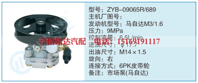 ZYB-09065R-689小车转向泵系列