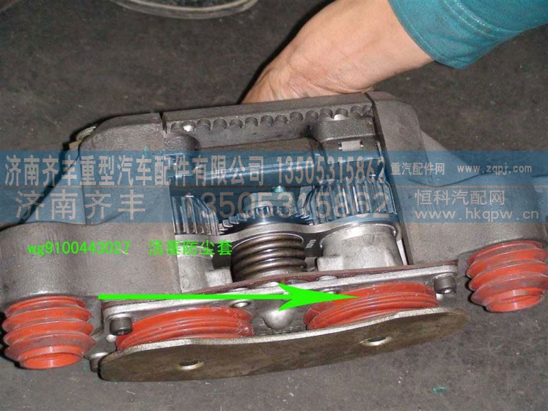 AZ9100443500,活塞总成碟刹,济南铁鹿汽车零部件有限公司