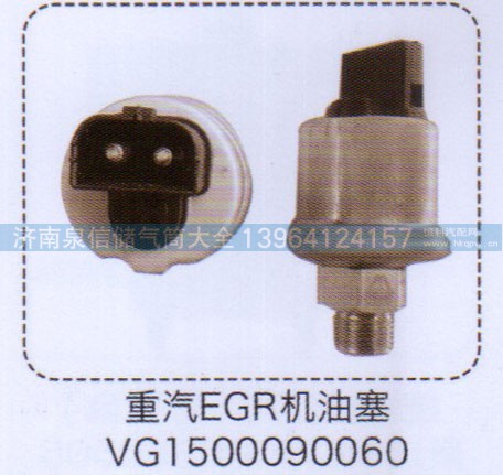 VG1500090060,重汽EGR机油塞,济南泉信汽配