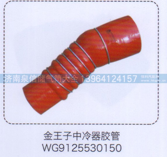 WG9125530150,金王子中冷器膠管,濟(jì)南泉信汽配