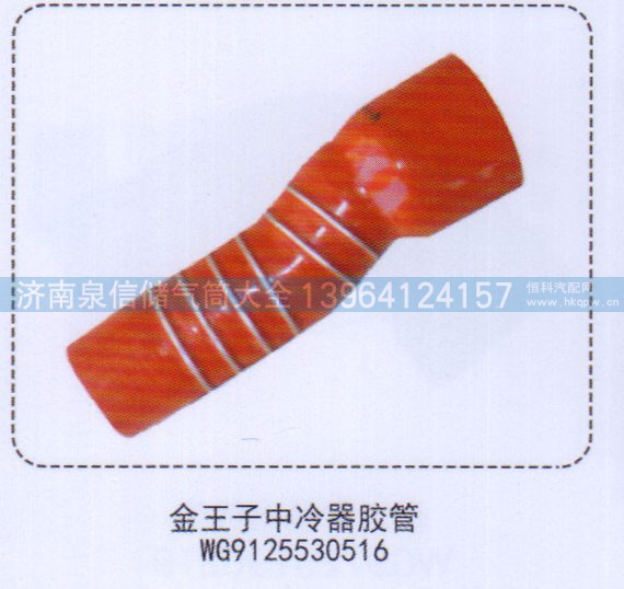 WG9125530516,金王子中冷器膠管,濟(jì)南泉信汽配
