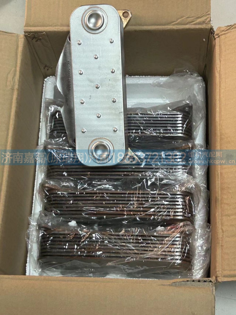VG1500010334机油冷却器芯360马力8片