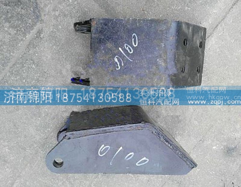 DZ96259680100,陕汽德龙新M3000前桥减震器支架,济南锦阳汽配有限公司（原腾达）
