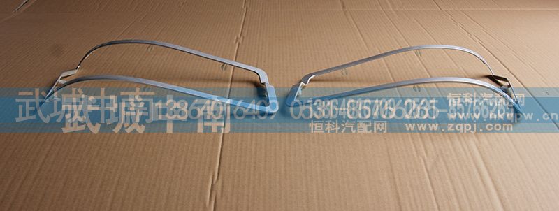 DDZST,左右大灯装饰条 银色豪沃,济南武城重型车外饰件厂