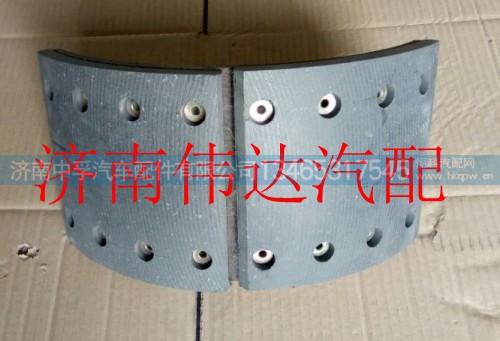 199000340061,斯太尔后制动蹄总成,济南中孚汽车配件有限公司