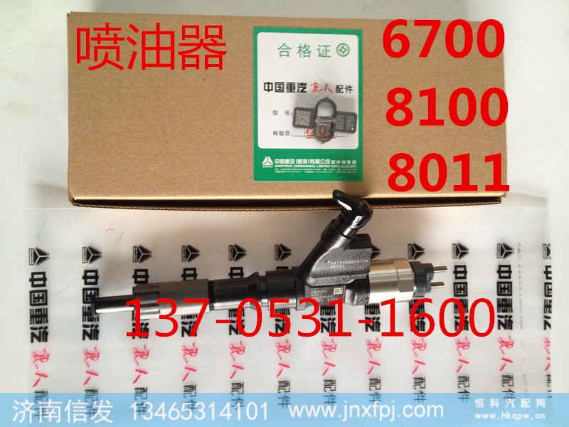 VG1246080051,喷油器.,济南信发汽车配件有限公司