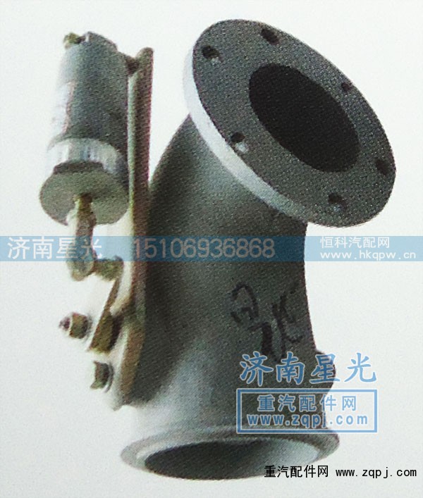 ,排气管带蝶阀,济南星光汽车配件销售中心