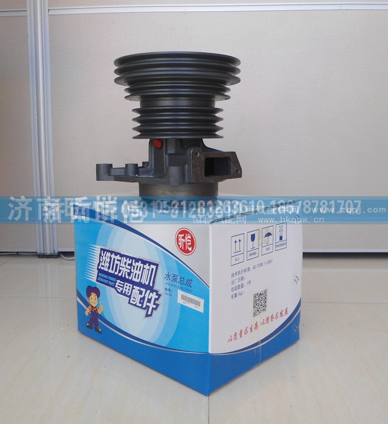 ,潍坊柴油机专用配件水泵总成,济南昕恺汽车配件有限公司（济南宏伟泵业）