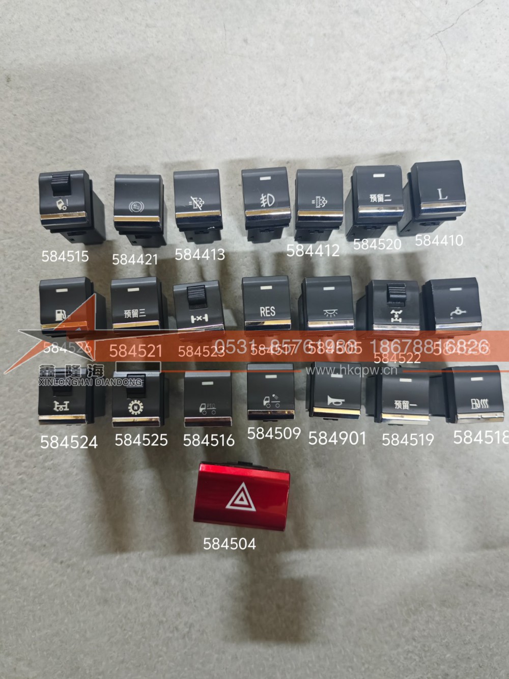 X5000/MS 翘板开关  DZ97189584504