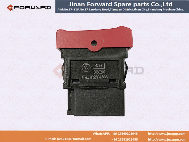 DZ96189584505,Danger alarm switch,济南向前汽车配件有限公司