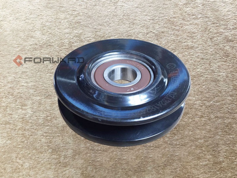 DZ13241824207,Tensioning wheel (with bearing),濟(jì)南向前汽車配件有限公司
