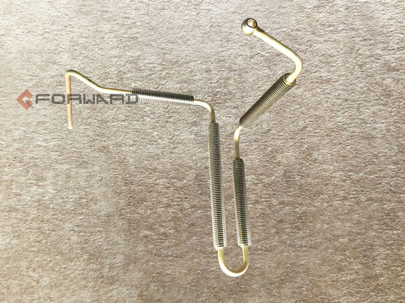 DZ95319470313,转向机回油钢管Oil return pipe for steering machine,济南向前汽车配件有限公司