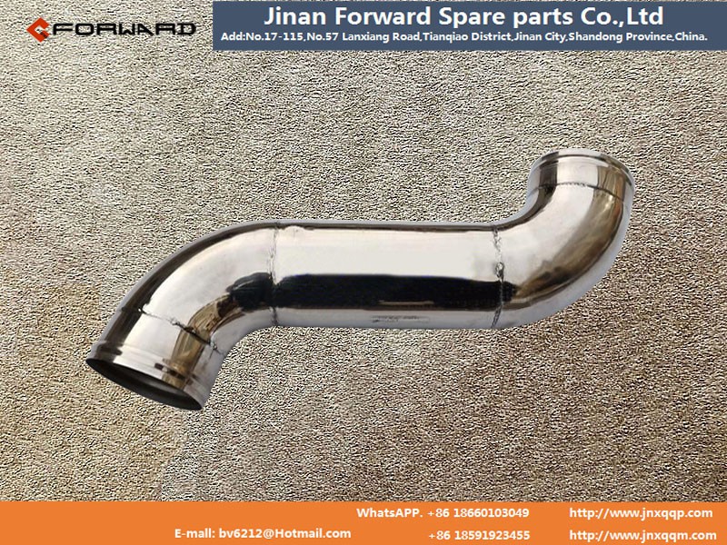 DZ97259534555,Medium cold inlet steel pipe,濟南向前汽車配件有限公司