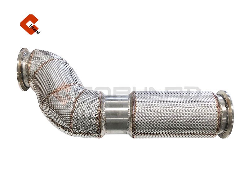DZ97319540582,Exhaust pipe assembly (insulated type),濟南向前汽車配件有限公司
