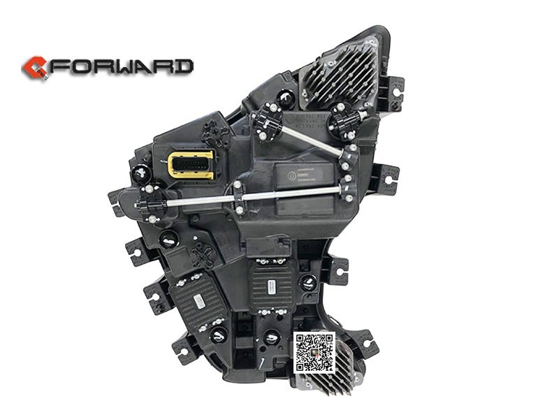 DZ9X259810128,Right headlight (LED),濟(jì)南向前汽車配件有限公司