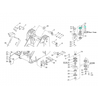 250300136,Upper flange,济南向前汽车配件有限公司