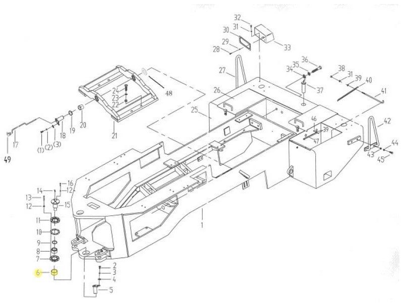2501500127,Steel bushing,济南向前汽车配件有限公司