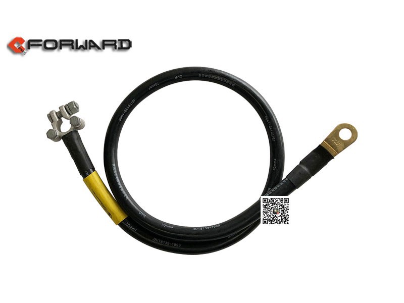 DZ93189773849,Battery negative - outside frame with iron cable,济南向前汽车配件有限公司