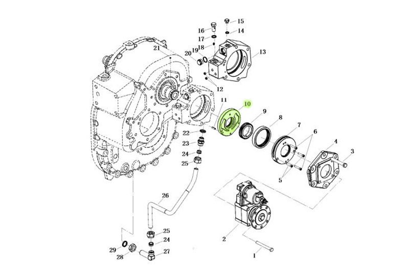 L903050300  油泵蓋,Oil pump cover,濟(jì)南向前汽車配件有限公司