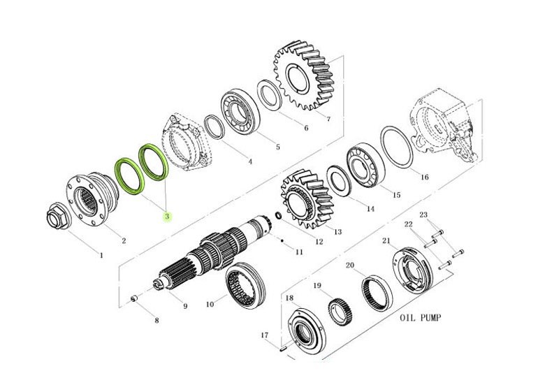 FB8510512  FDR8510512 骨架油封,Framework oil seal,济南向前汽车配件有限公司