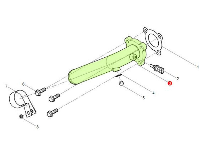 1000356916,Water pipe assembly,济南向前汽车配件有限公司