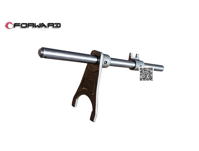 AZ2203220002  1/2挡拨叉轴总成,1/2 shift fork shaft assembly,济南向前汽车配件有限公司