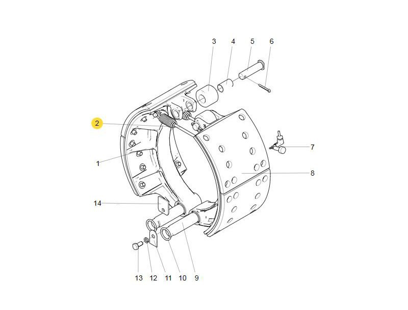 WG7117450317  回位弹簧,Return spring,济南向前汽车配件有限公司